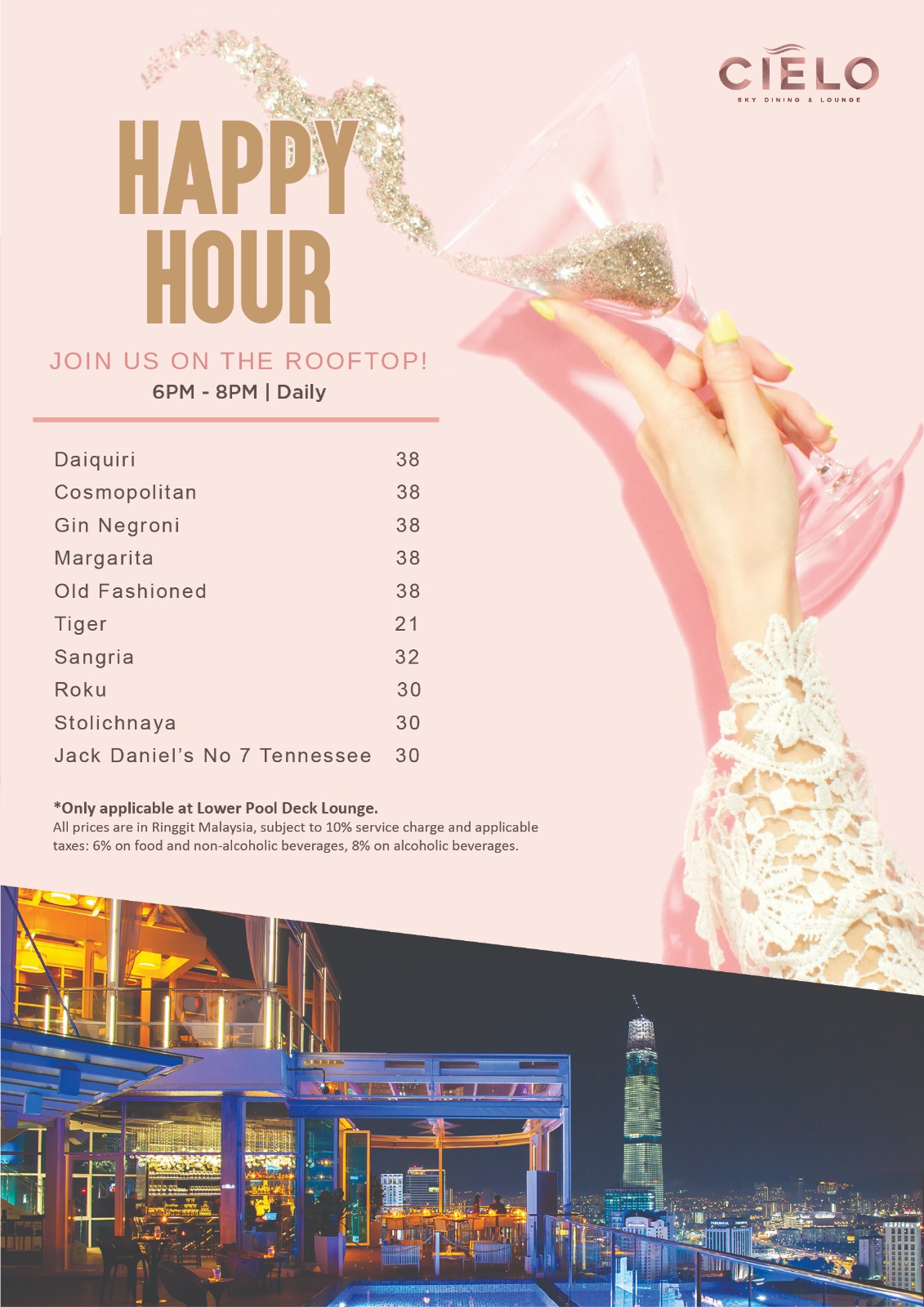Rooftop Happy Hour