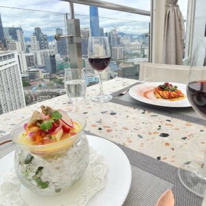 Fine dining birthday celebration at Cielo KL with skyline views